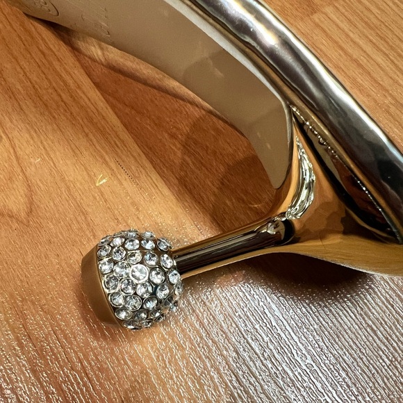 SHEIN Rhinestone Décor Sandal *Bronze Gold (Size 7) - Picture 9 of 11